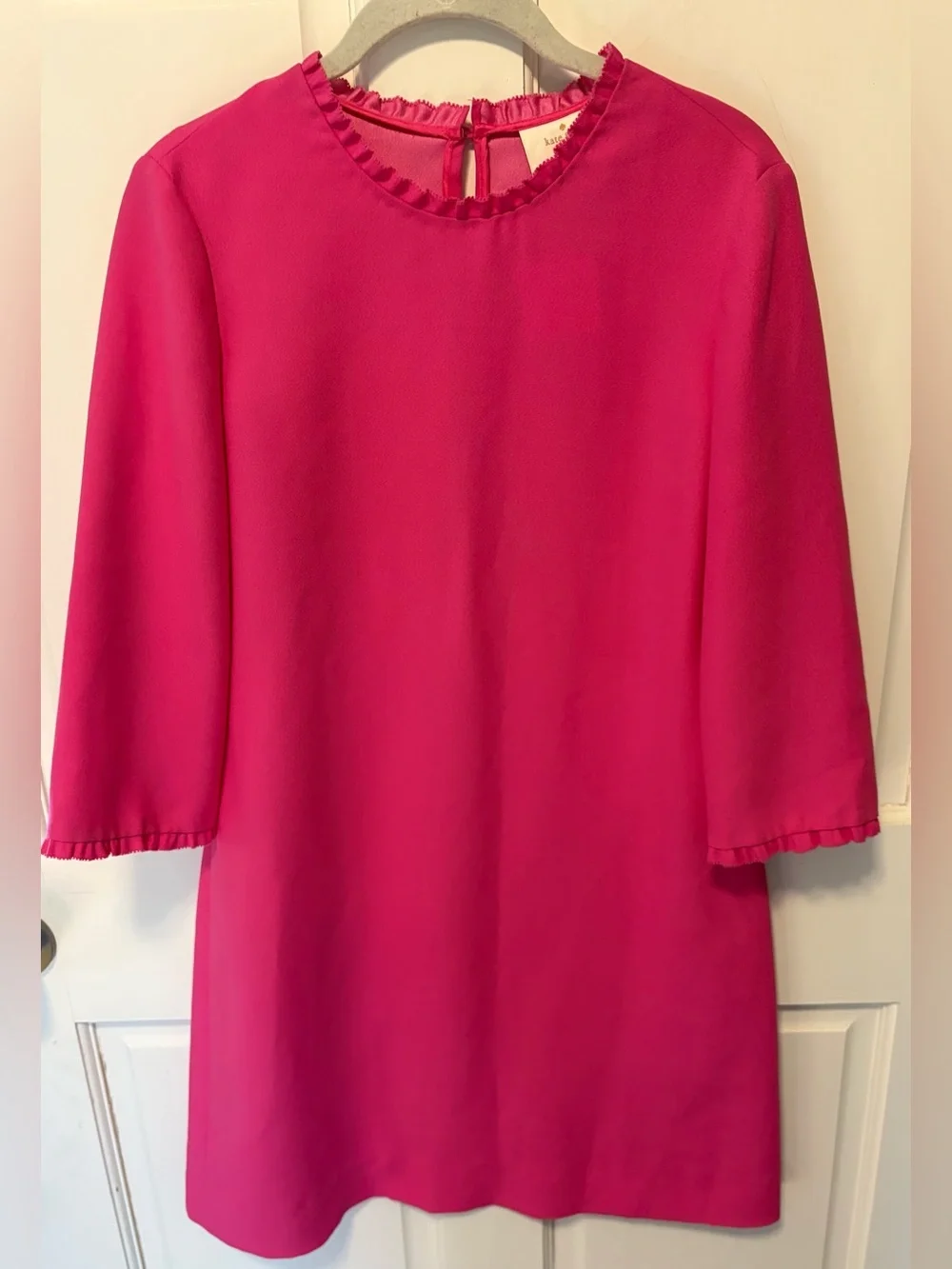 NWT Kate Spade New York Dizzy bubblegum pink shift sheath dress women’s 6 new - Picture 2 of 10